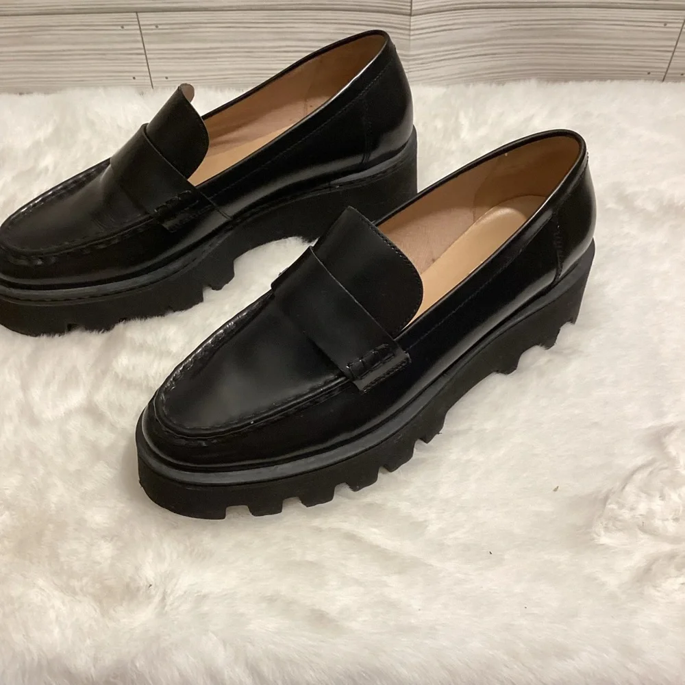 Women’s H&M Y2K Fashionable Chunky Loafers Size 8.5 - Picture 4 of 9